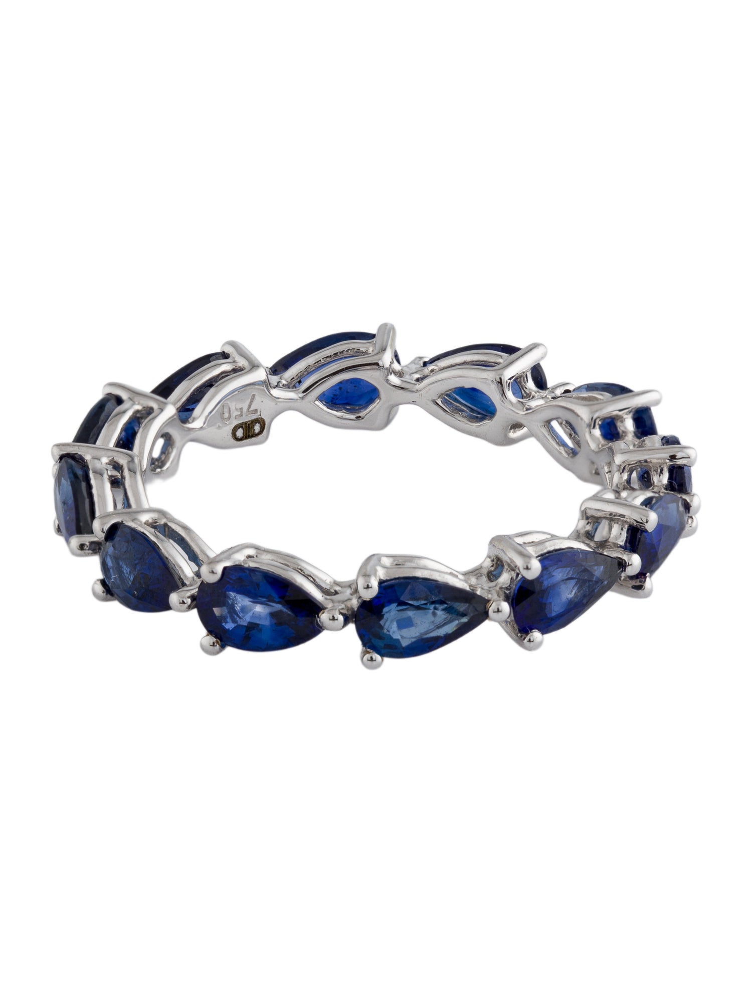 Daniella Design 18K 2.87ctw Sapphire Eternity Band