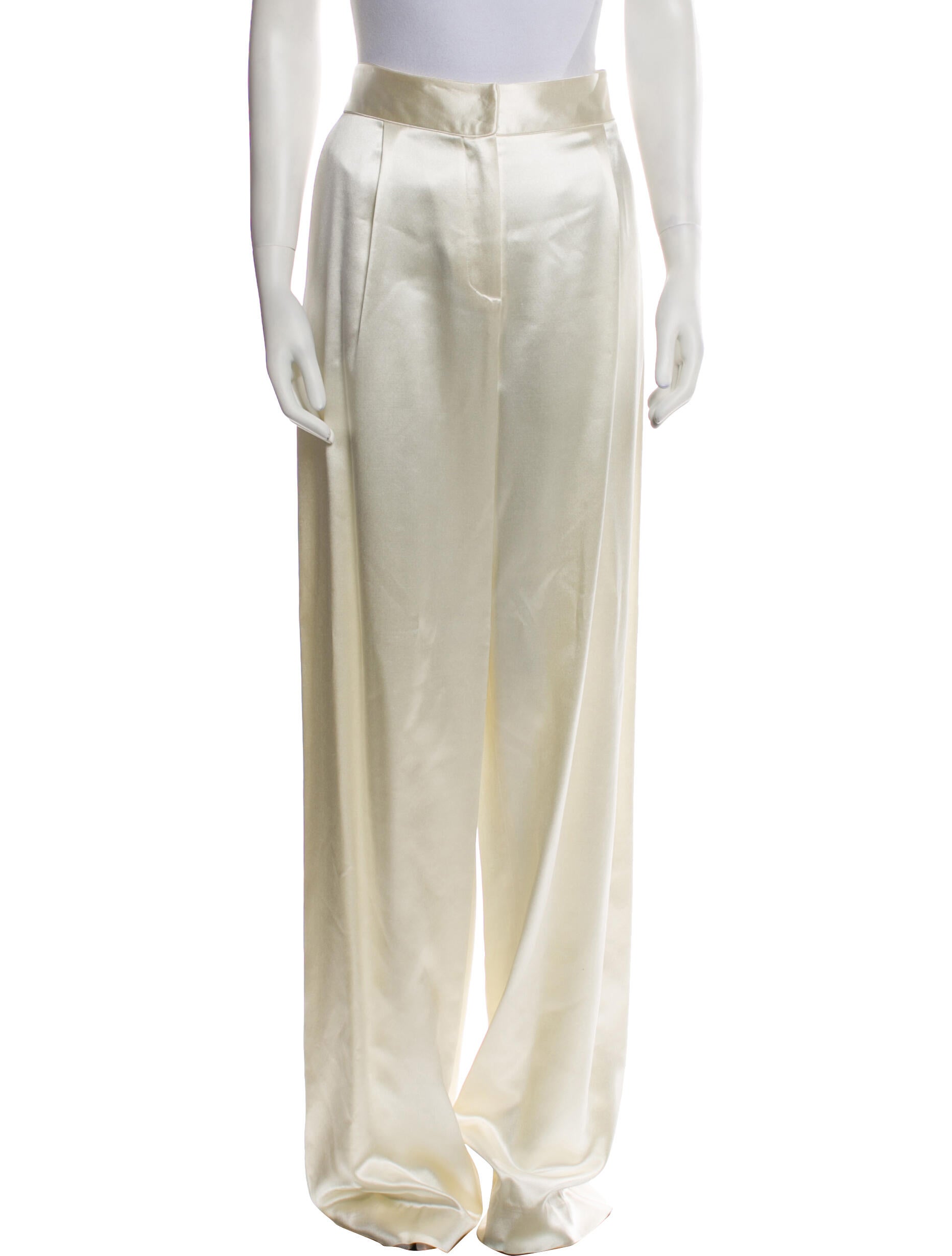 Danielle Frankel Wool Wide Leg Pants w/ Tags