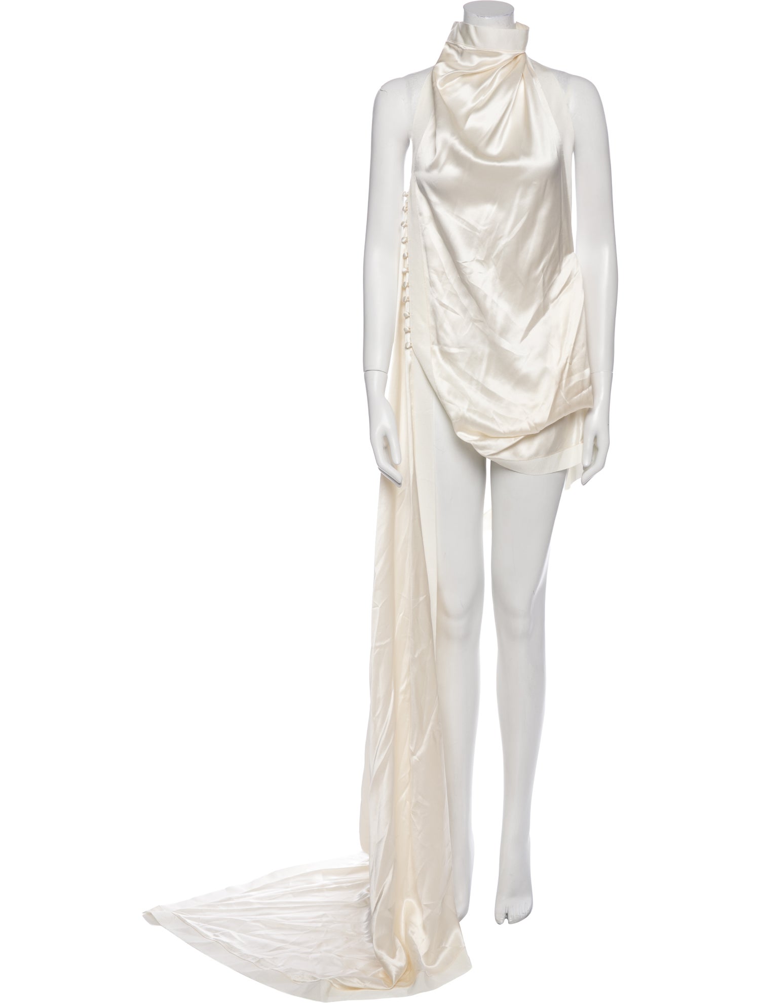 Danielle Frankel Silk Long Dress w/ Tags