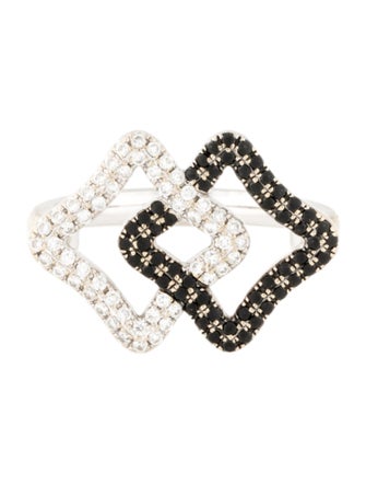 Danielle Marks 18K Diamond Intertwined Cocktail Ring