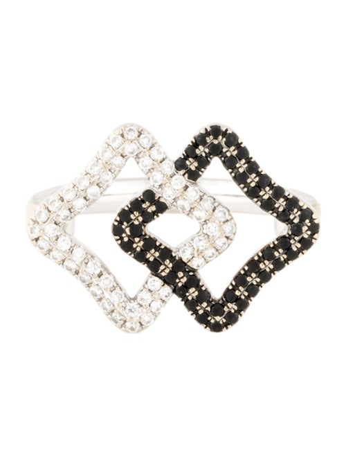 Danielle Marks 18K Diamond Intertwined Cocktail Ring
