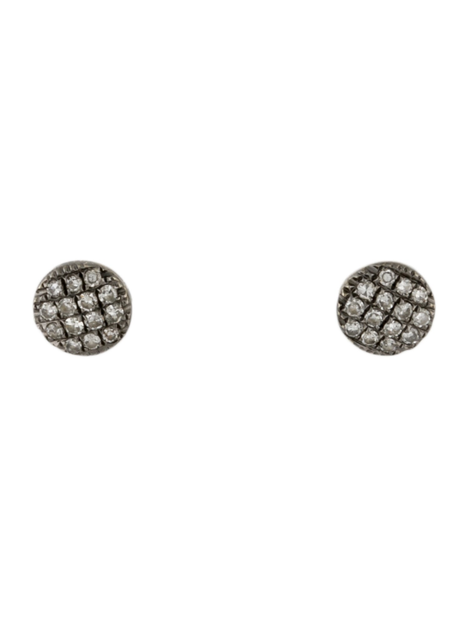 Dana Rebecca Designs 14K Diamond Lauren Joy Mini Disc Stud Earrings