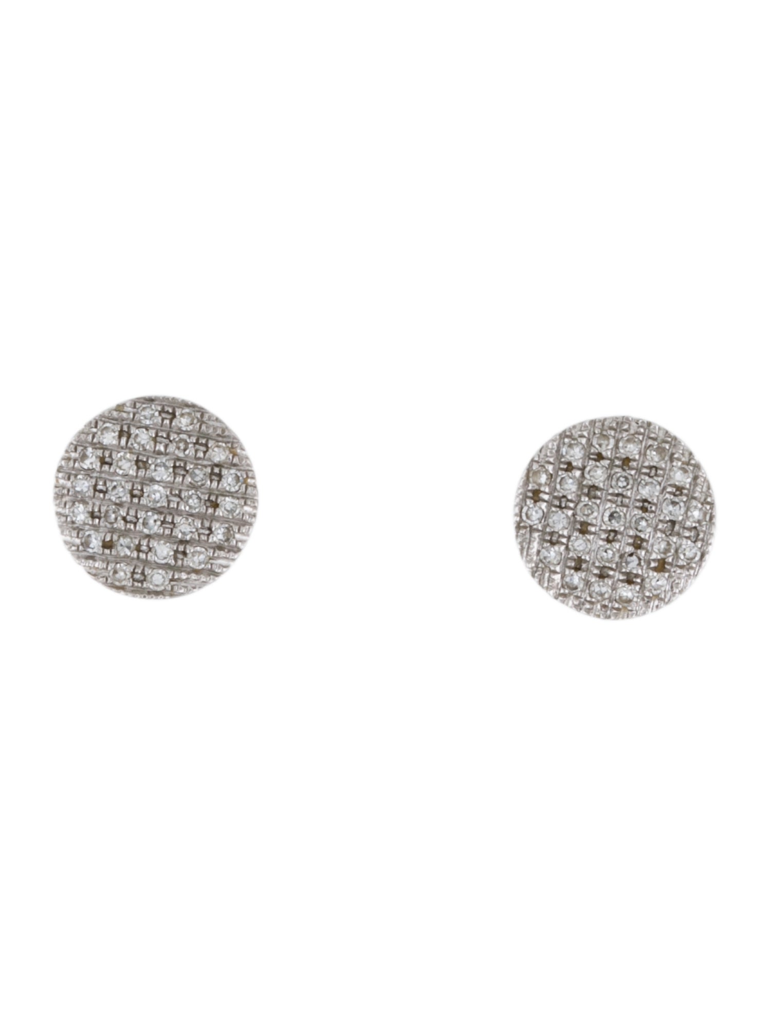 Dana Rebecca Designs 14K Diamond Lauren Joy Medium Disc Studs