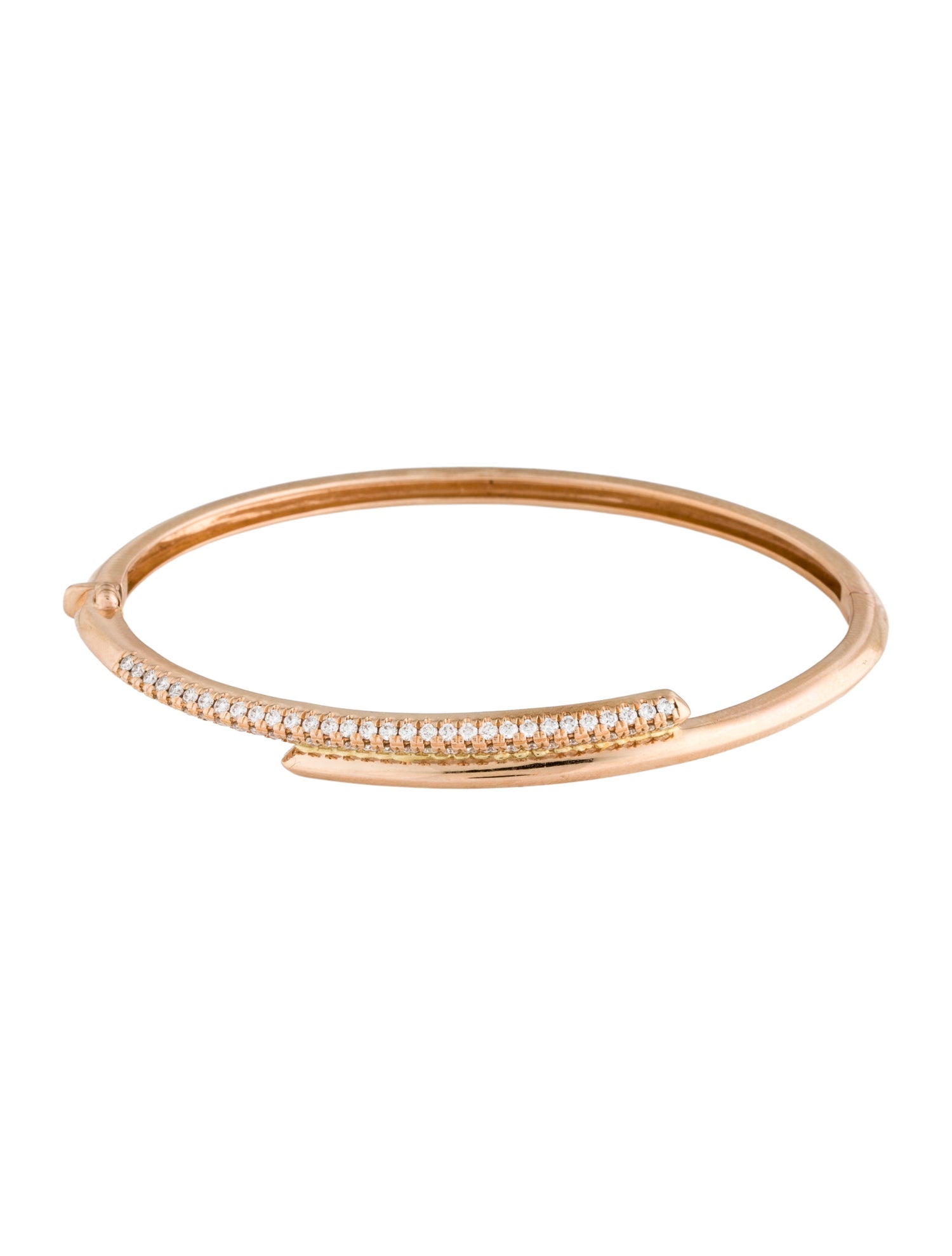 Dana Rebecca Designs 14K Diamond Hinged Bracelet