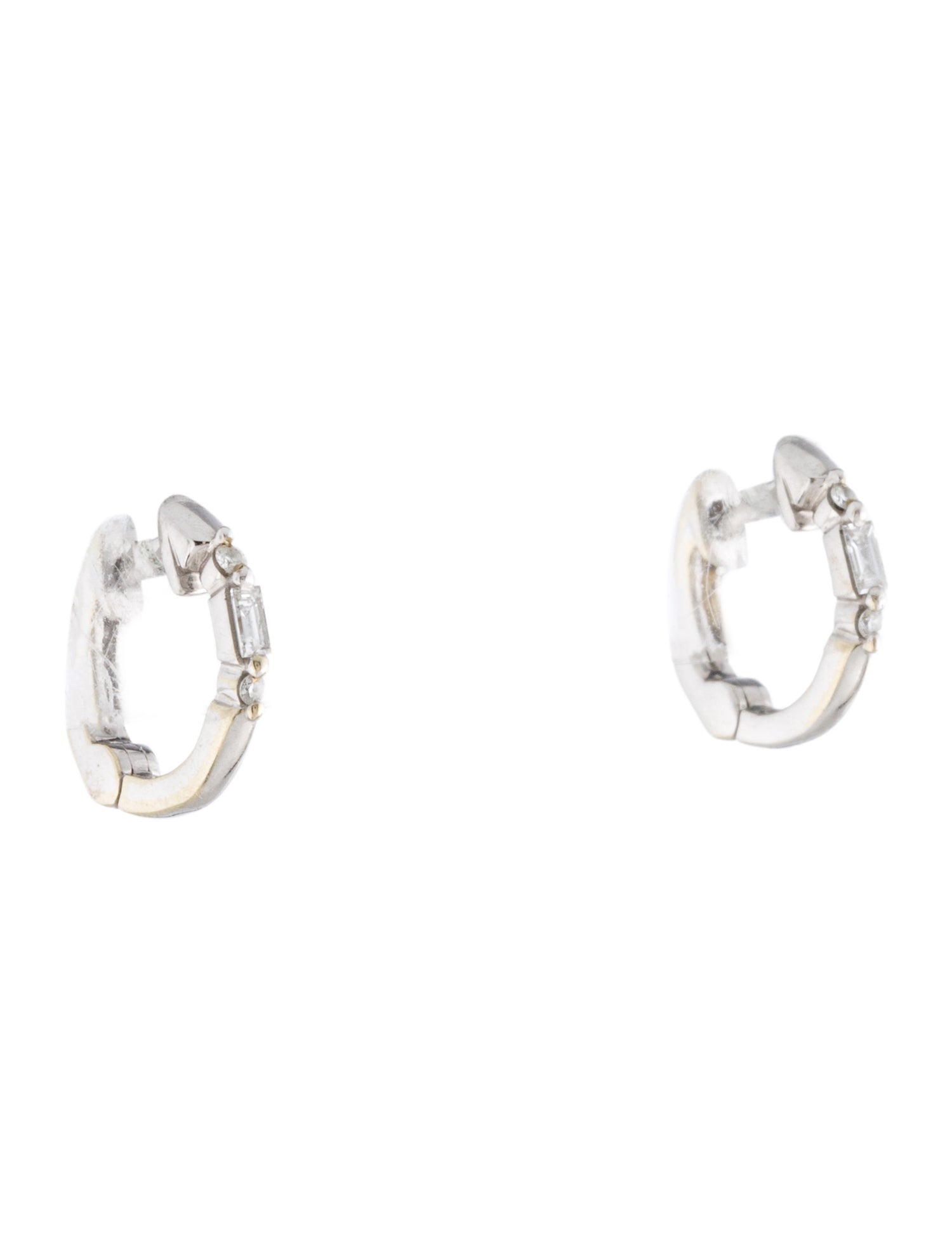 Dana Rebecca Designs 14K Diamond Huggie Earrings