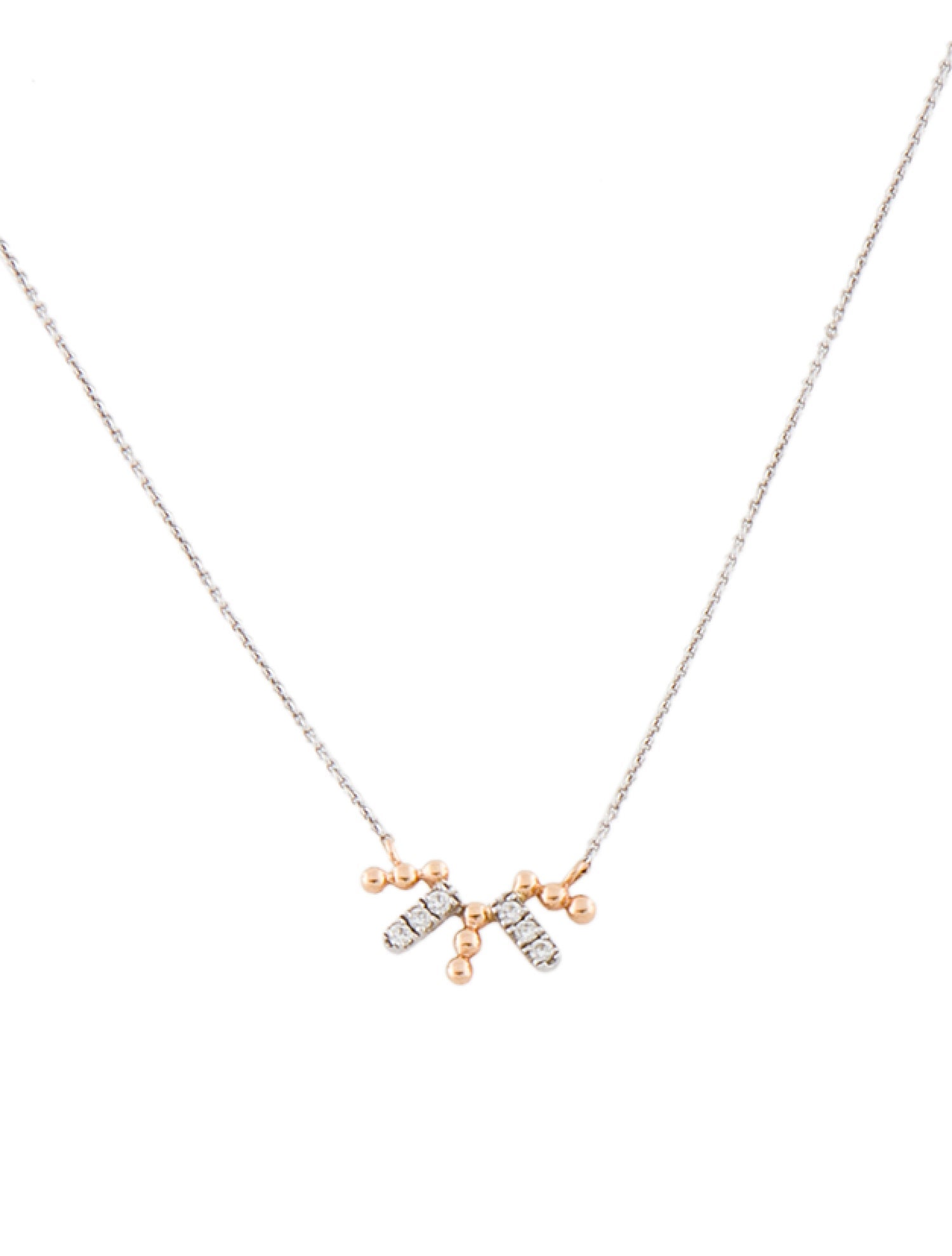Dana Rebecca Designs 14K Two-Tone Diamond Pendant Necklace