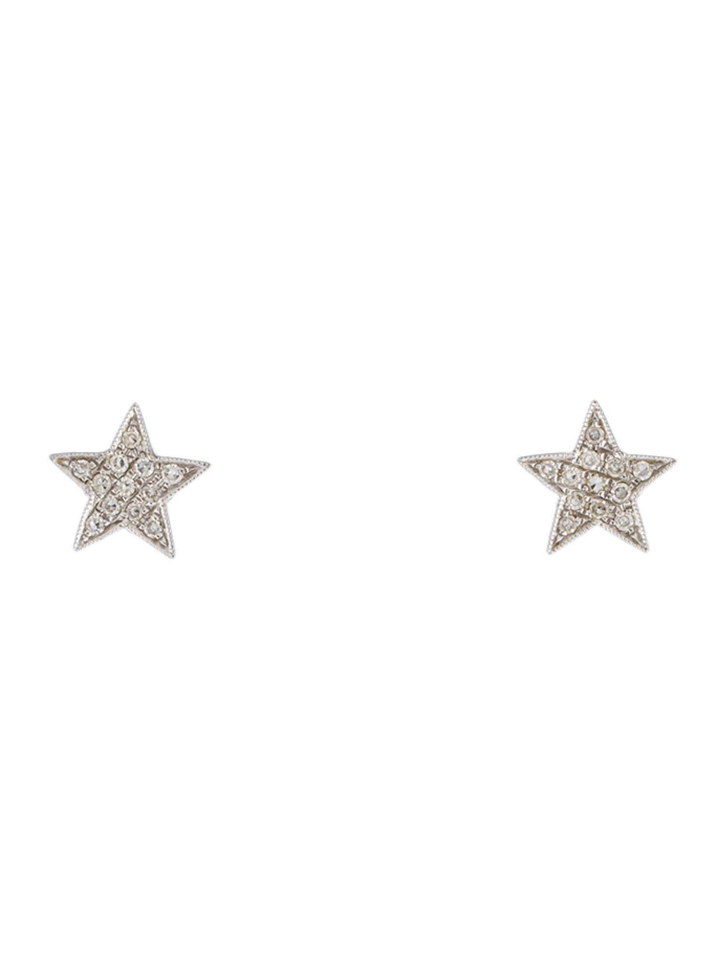 Dana Rebecca Designs 14K Diamond Star Stud Earrings