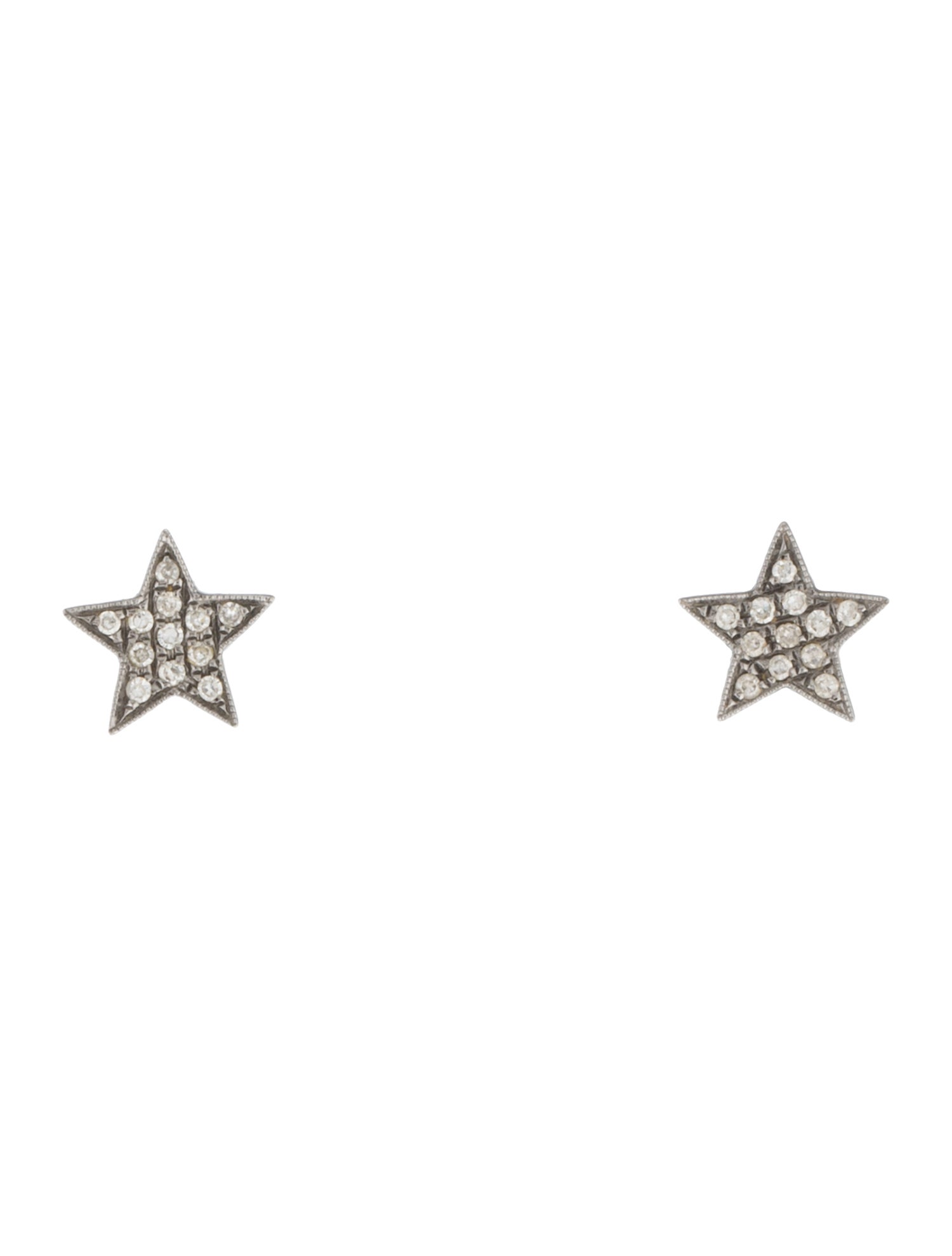 Dana Rebecca Designs 14K Diamond Star Stud Earrings