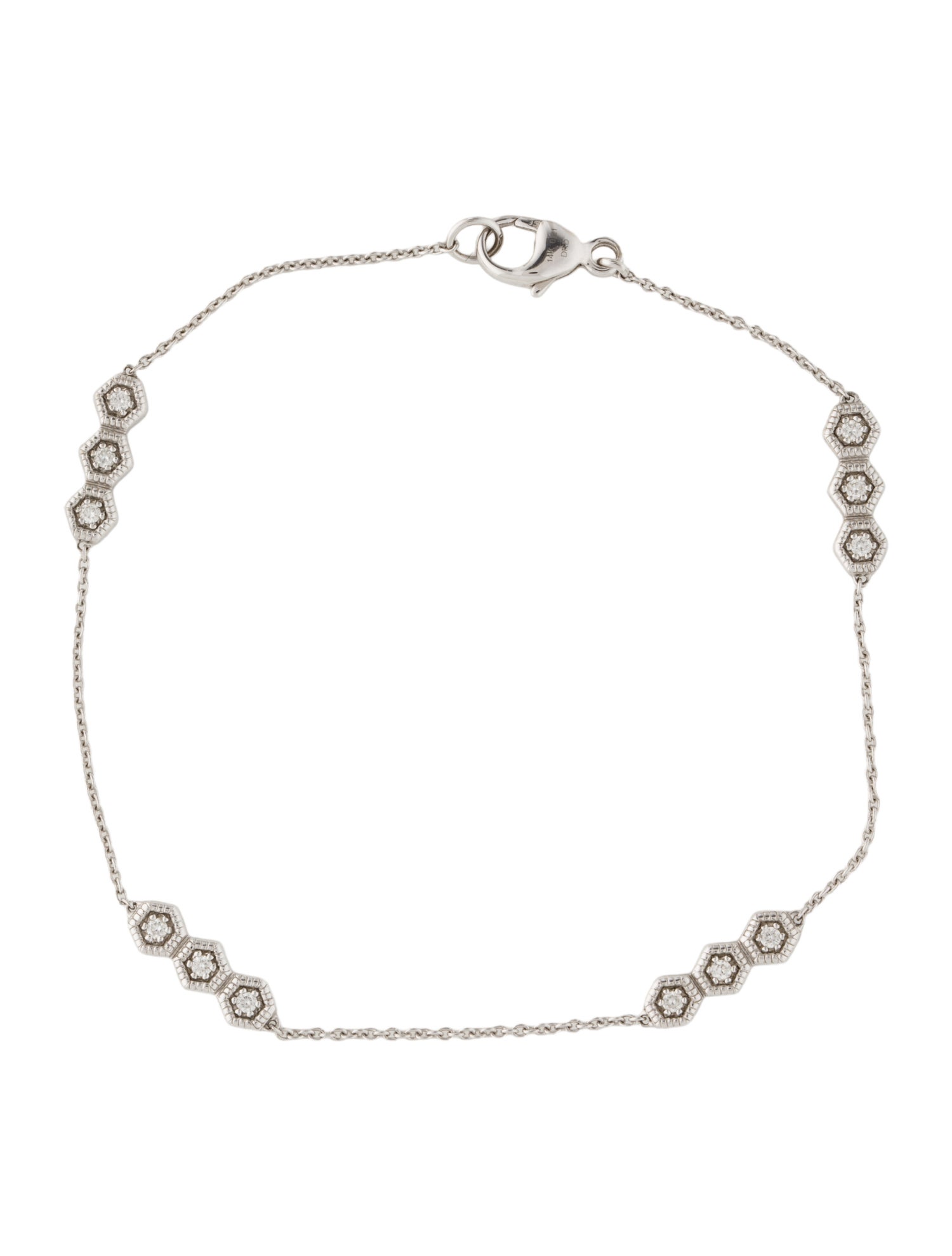 Dana Rebecca Designs 14K Diamond Station Bracelet