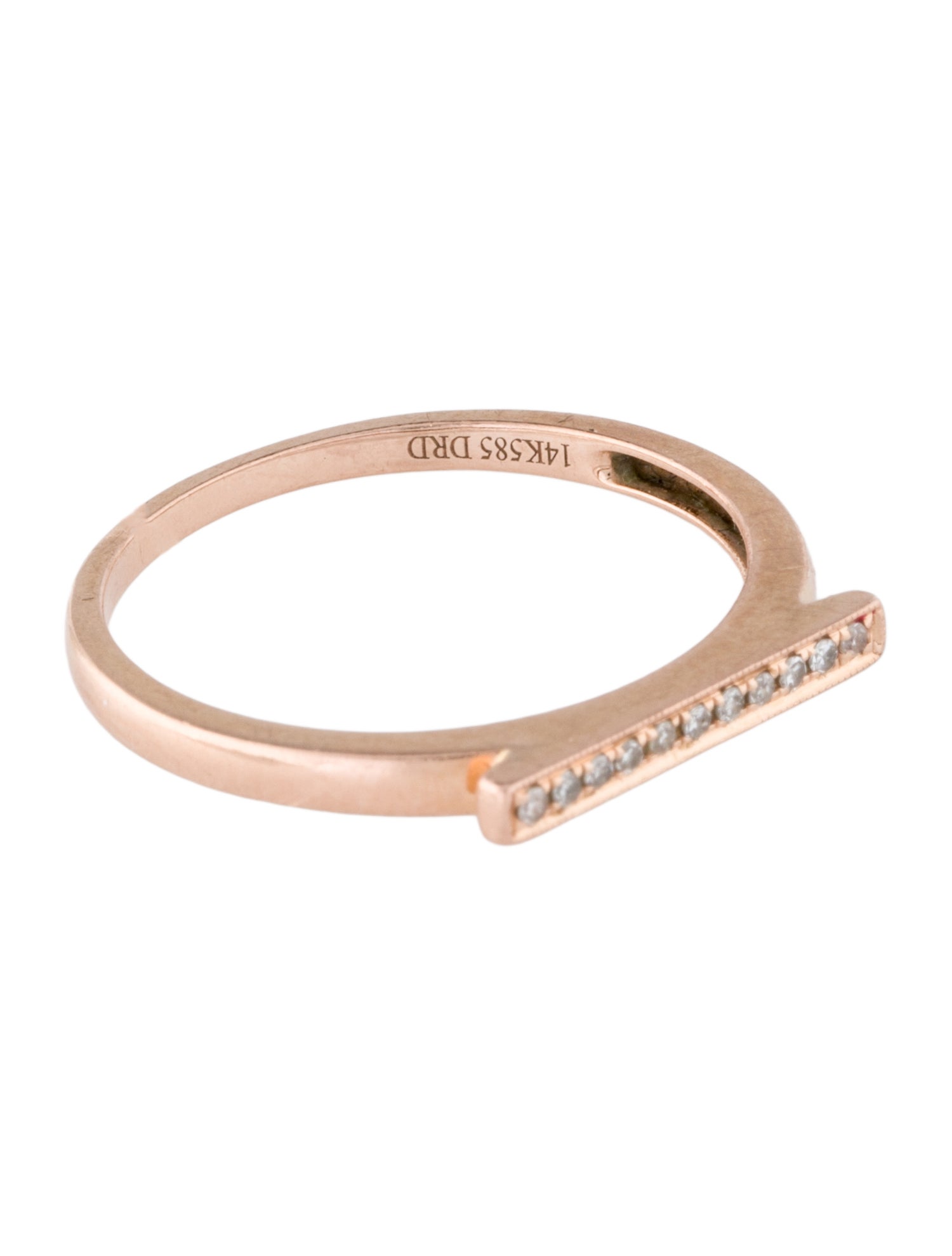 Dana Rebecca Designs 14K Diamond Sylvie Bar Band