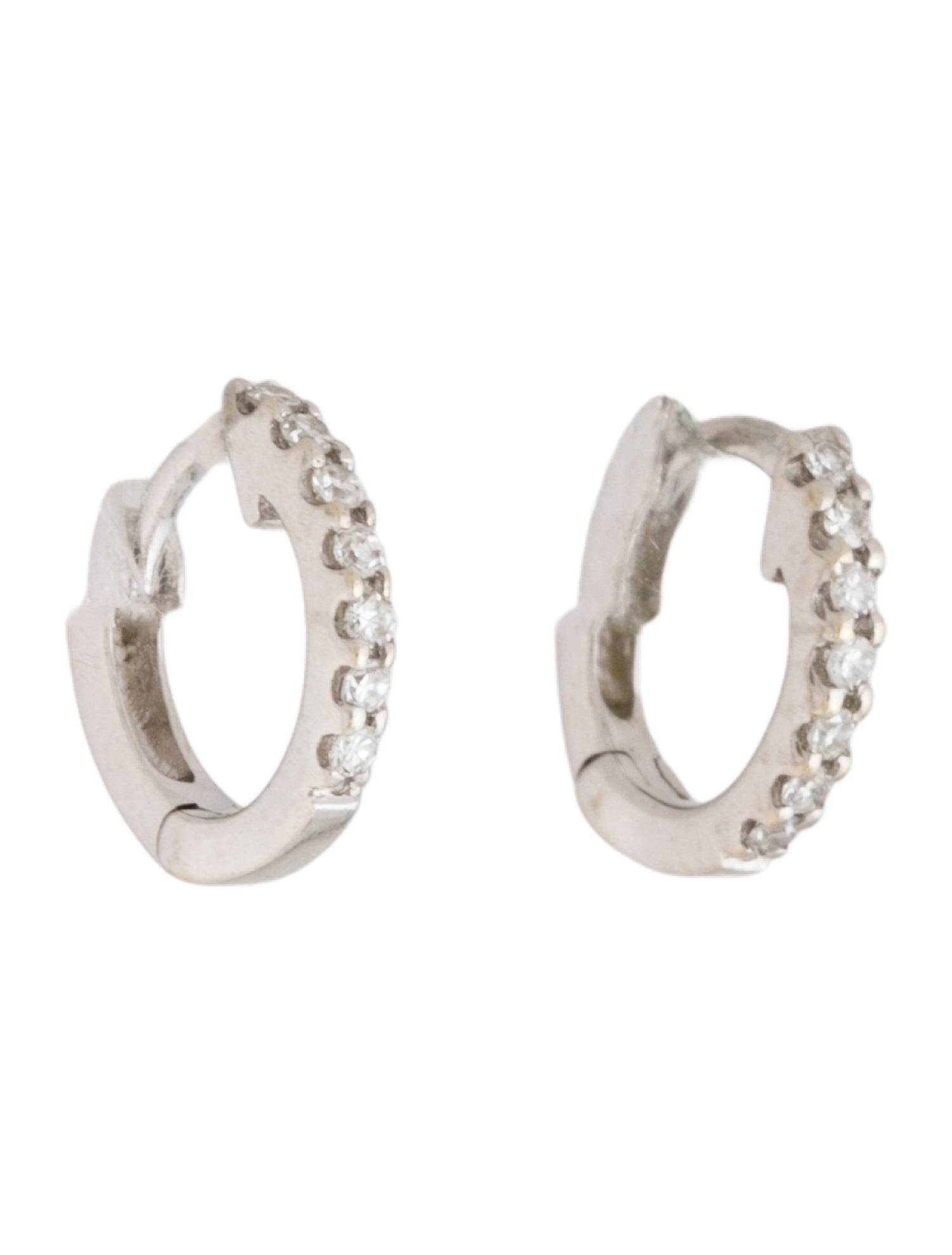 Dana Rebecca Designs 14K Diamond Huggie Earrings