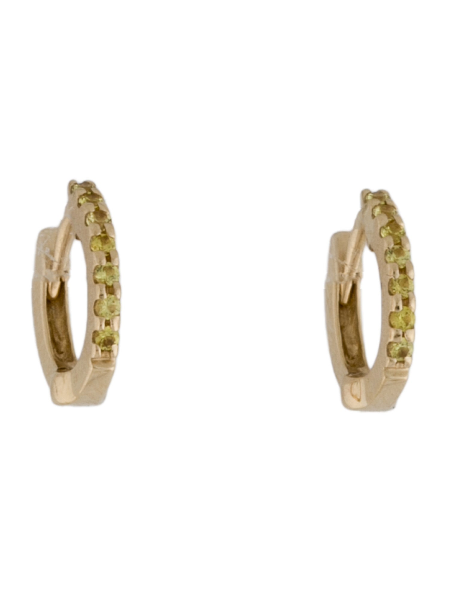 Dana Rebecca Designs 14K Synthetic Sapphire Mini Huggies