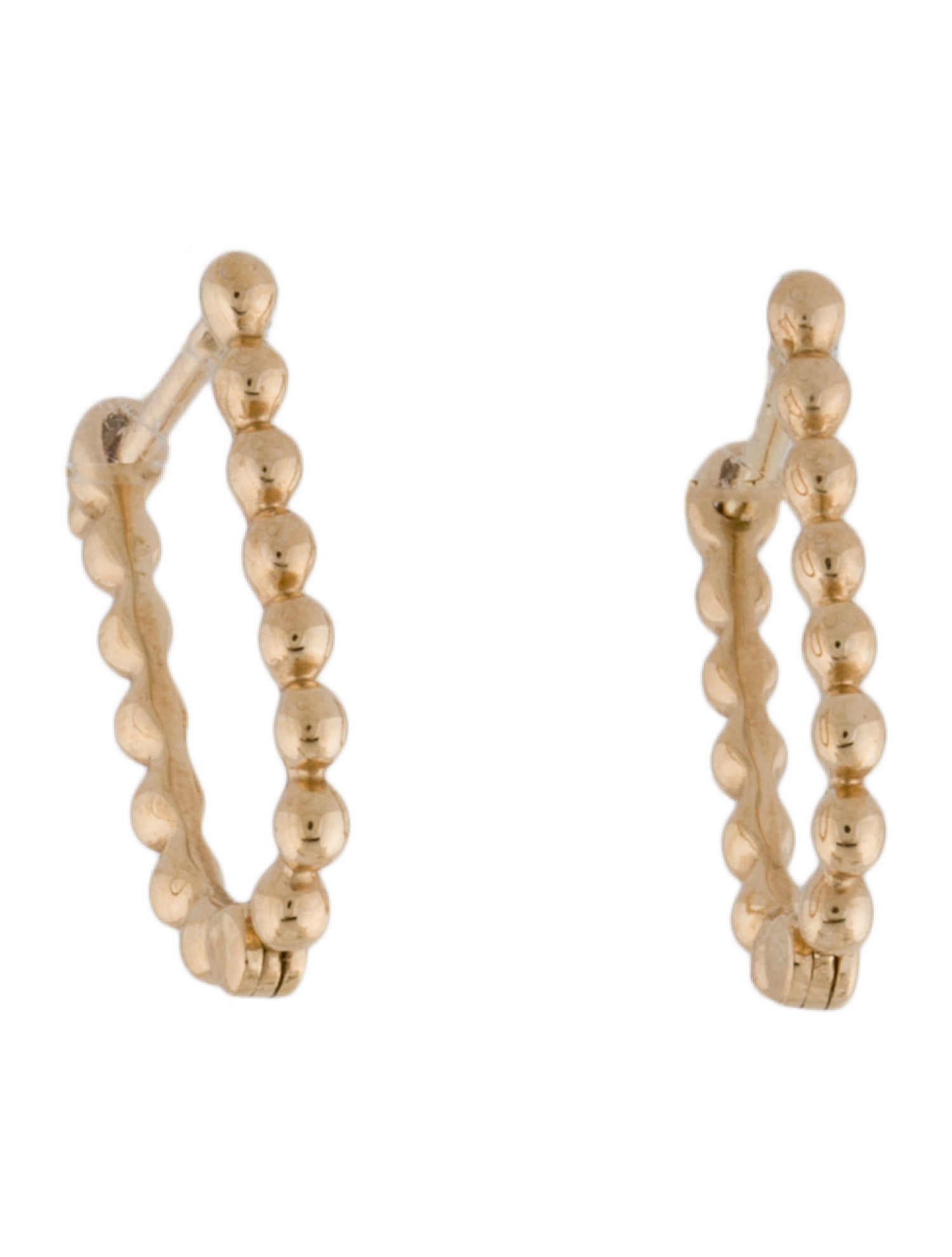 Dana Rebecca Designs 14K Poppy Rae Pebble U Hoops