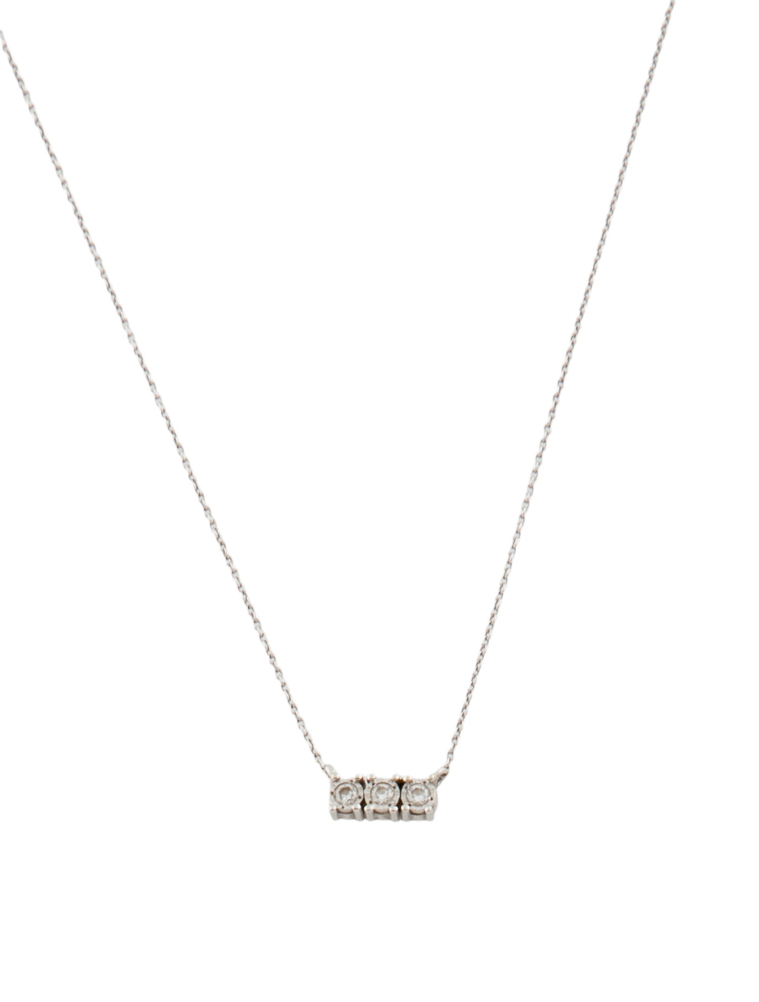 Dana Rebecca Designs 14K Diamond Ava Bea Bar Necklace