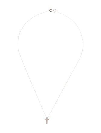 Dana Rebecca Designs 14K Diamond Cross Pendant Necklace