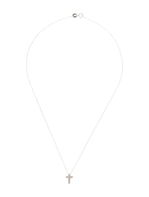 Dana Rebecca Designs 14K Diamond Cross Pendant Necklace