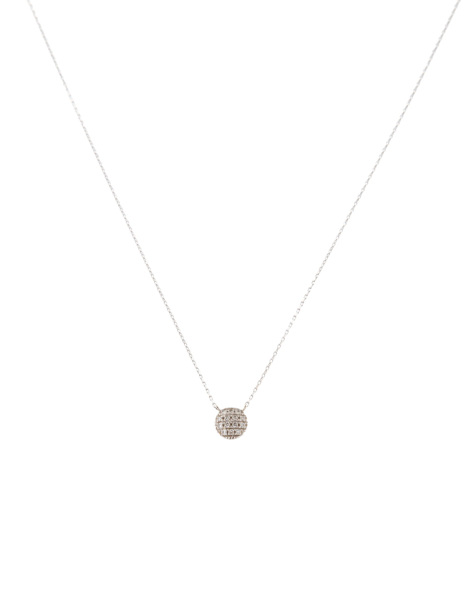 Dana Rebecca Designs 14K Diamond Lauren Joy Mini Disc Necklace