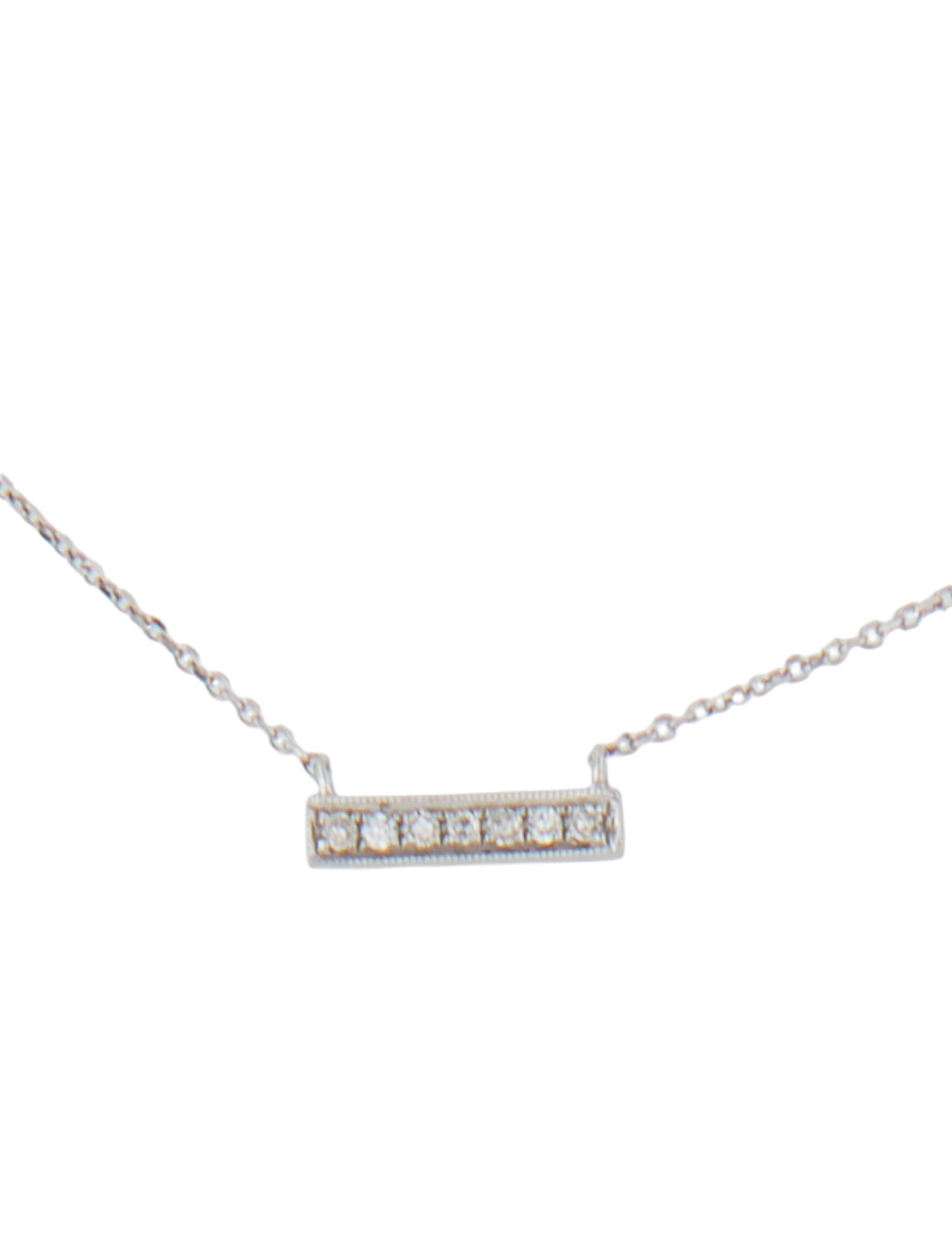 Dana Rebecca Designs 14K Diamond Sylvie Rose Bar Necklace