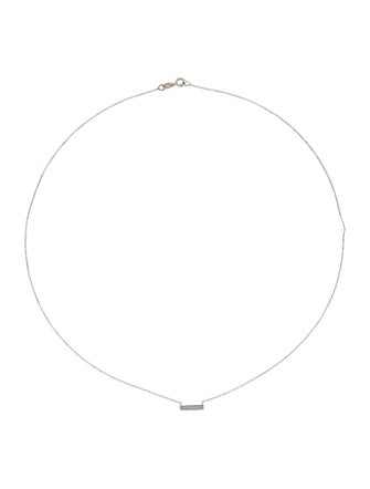 Dana Rebecca Designs 14K Diamond Sylvie Bar Pendant Necklace