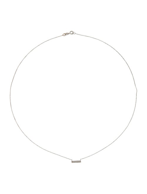 Dana Rebecca Designs 14K Diamond Sylvie Bar Pendant Necklace