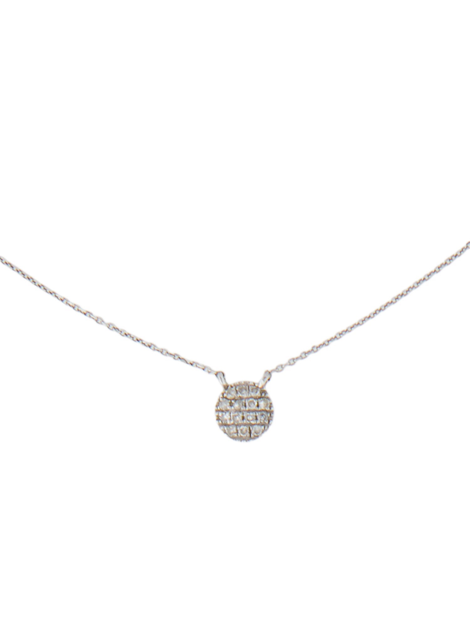 Dana Rebecca Designs 14K Diamond Lauren Joy Mini Disc Pendant Necklace