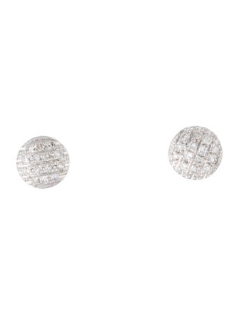 Dana Rebecca Designs 14K Diamond Lauren Joy Mini Disc Stud Earrings