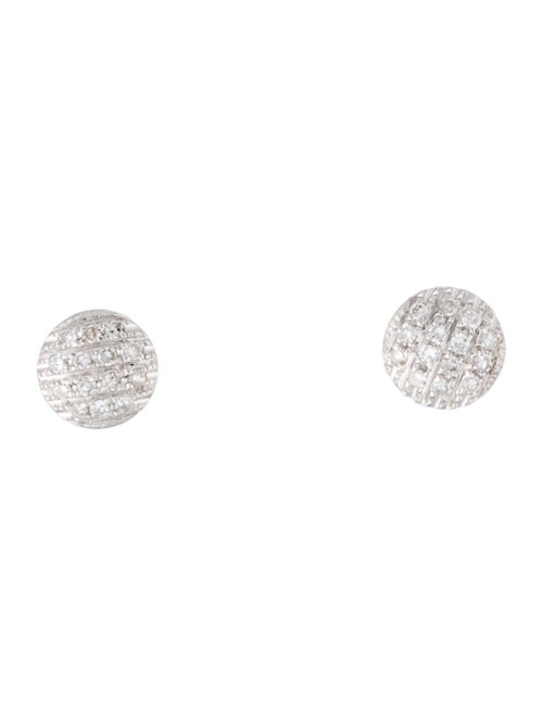 Dana Rebecca Designs 14K Diamond Lauren Joy Mini Disc Stud Earrings