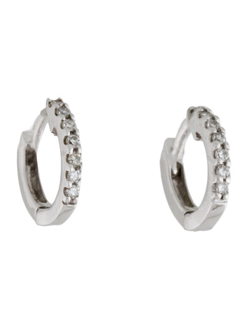 Dana Rebecca Designs 14K Diamond Mini Huggie Earrings