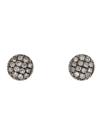 Dana Rebecca Designs 14K Diamond Lauren Joy Mini Disc Stud Earrings