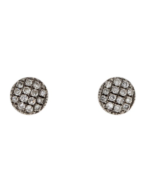 Dana Rebecca Designs 14K Diamond Lauren Joy Mini Disc Stud Earrings