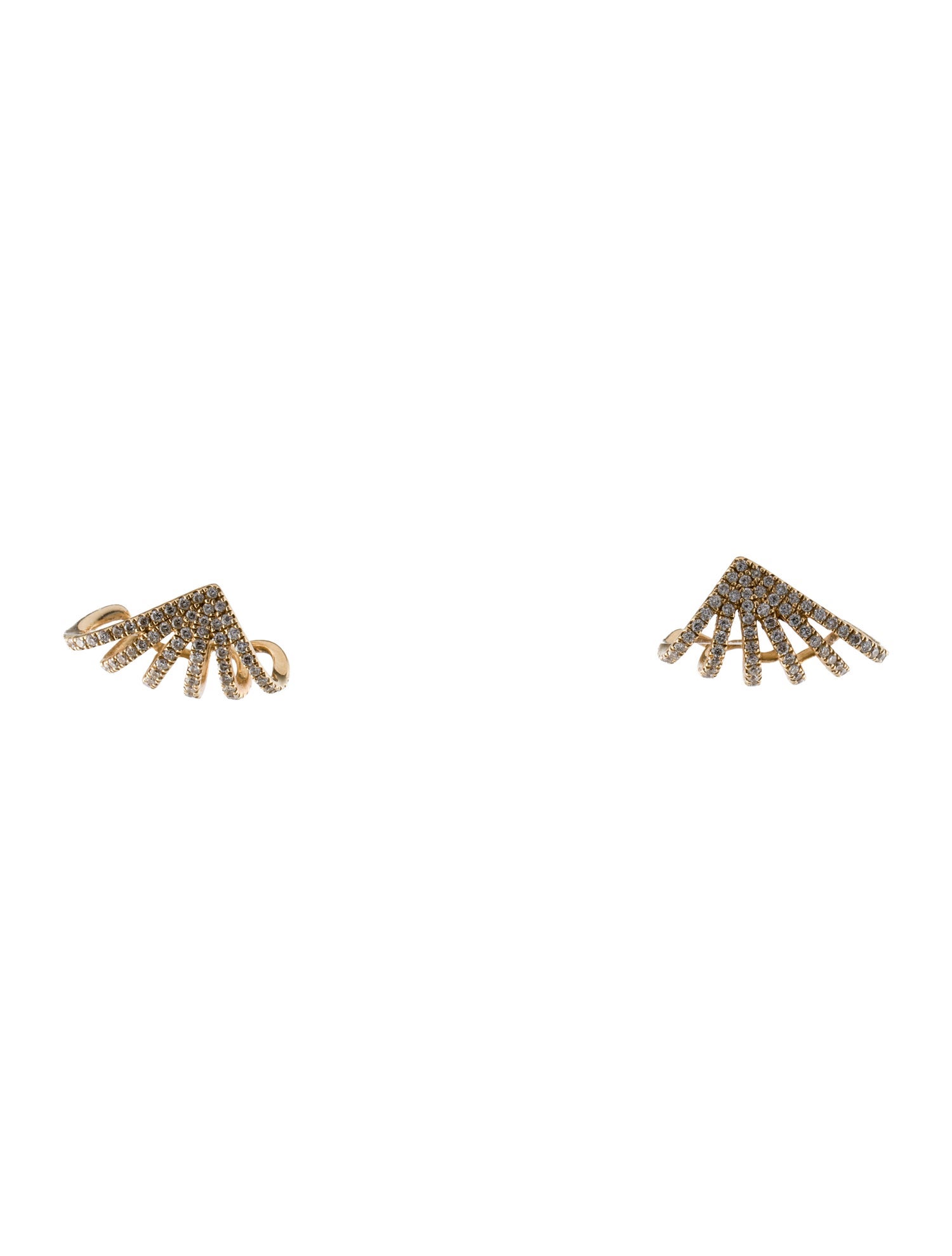 Dana Rebecca Designs Sarah Leah Six Burst Huggie Earrings