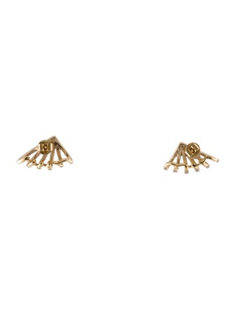 Dana Rebecca Designs Sarah Leah Six Burst Huggie Earrings