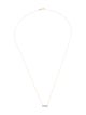 Dana Rebecca Designs 14K Diamond Bar Pendant Necklace