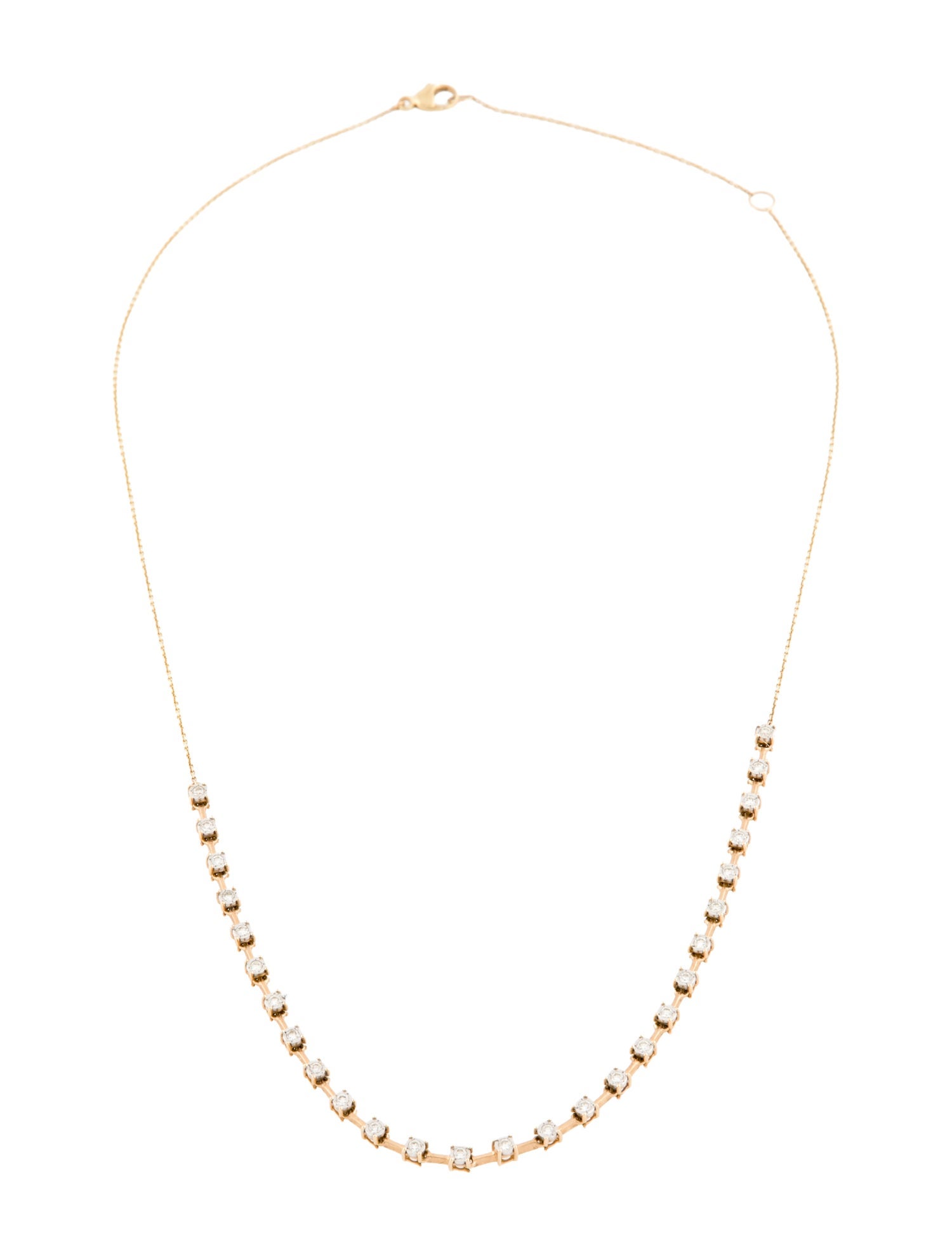 Dana Rebecca Designs 14K Diamond Ava Bea Interval Tennis Necklace