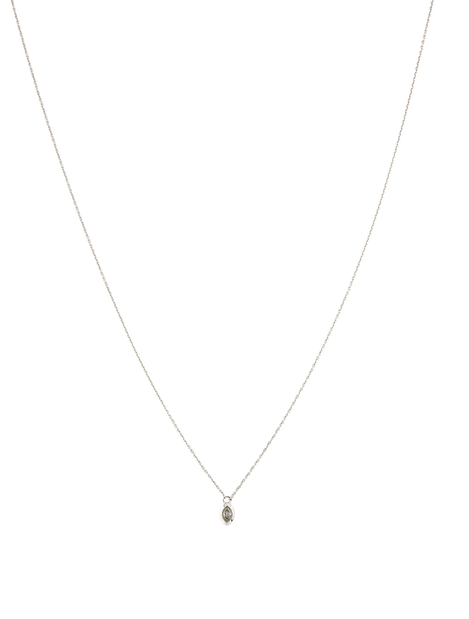 Dana Rebecca Designs 14K Diamond Solitaire Pendant Necklace