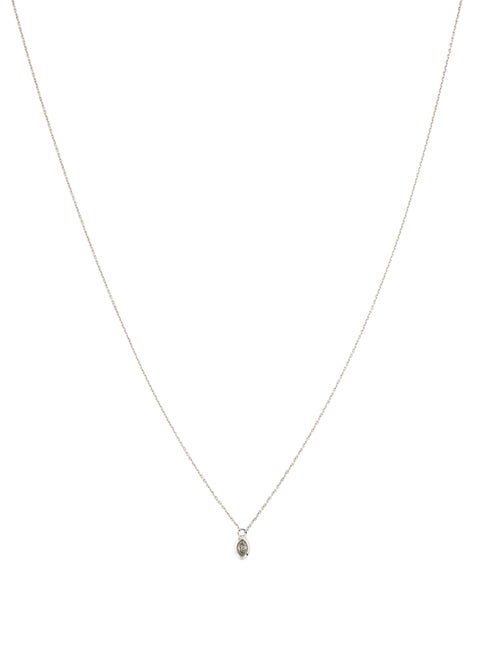 Dana Rebecca Designs 14K Diamond Solitaire Pendant Necklace