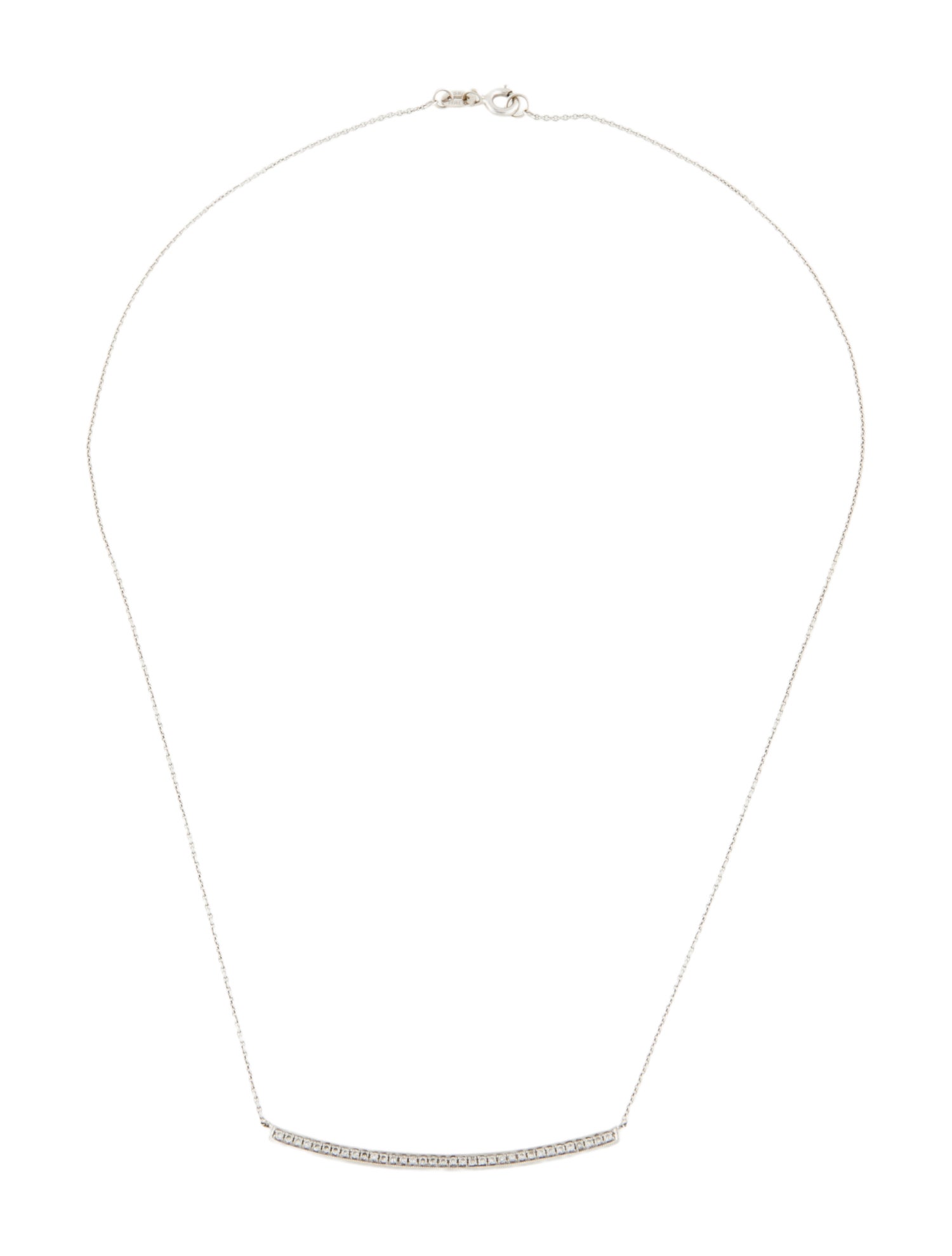 Dana Rebecca Designs 14K Diamond Sylvie Rose Long Bar Necklace