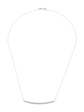 Dana Rebecca Designs 14K Diamond Sylvie Rose Long Bar Necklace