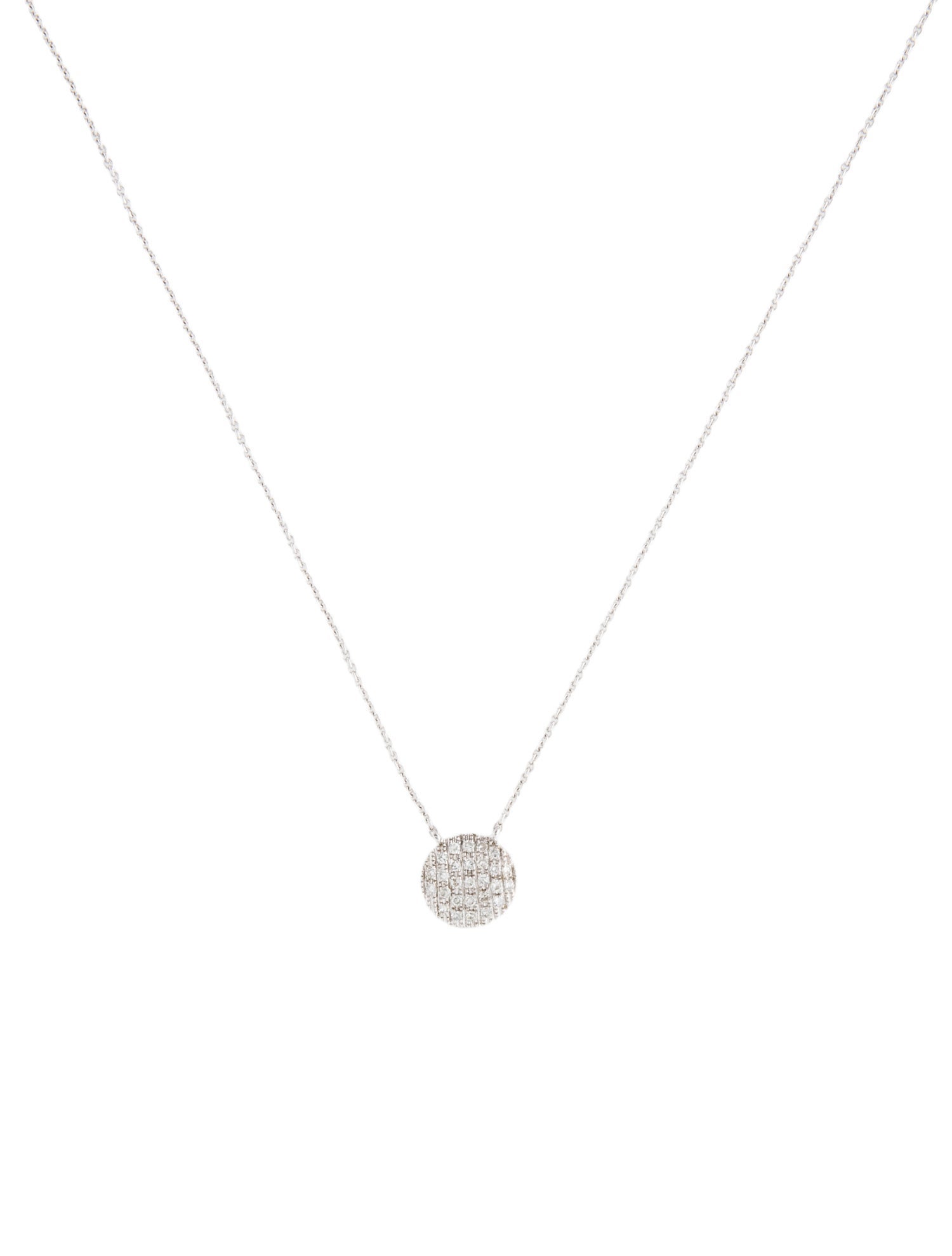 Dana Rebecca Designs 14K Diamond Lauren Joy Medium Disc Necklace