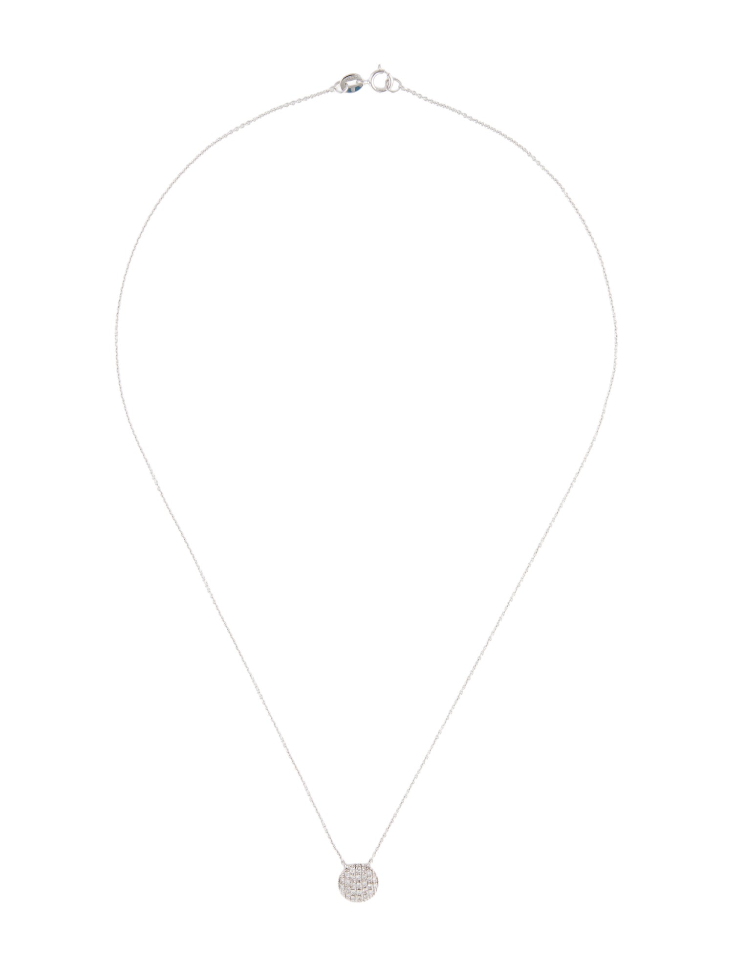 Dana Rebecca Designs 14K Diamond Lauren Joy Medium Disc Necklace