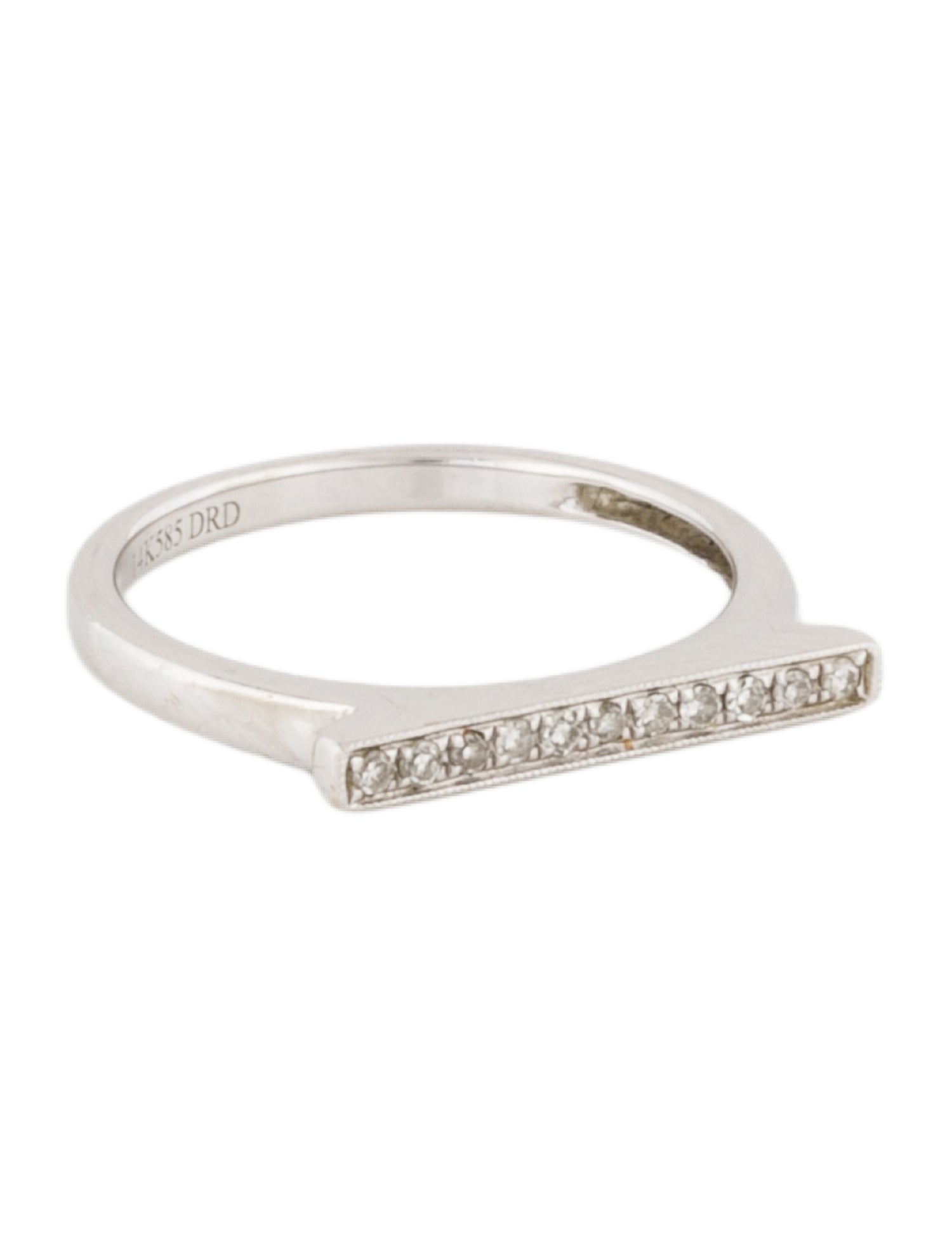 Dana Rebecca Designs 14K Diamond Sylvie Rose Bar Ring