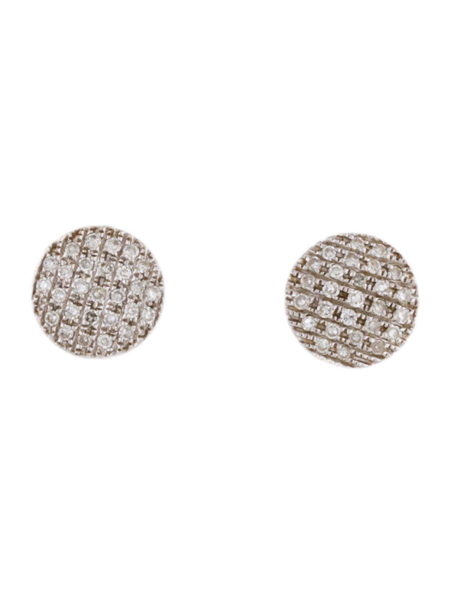 Dana Rebecca Designs 14K Diamond Lauren Joy Medium Disc Earrings
