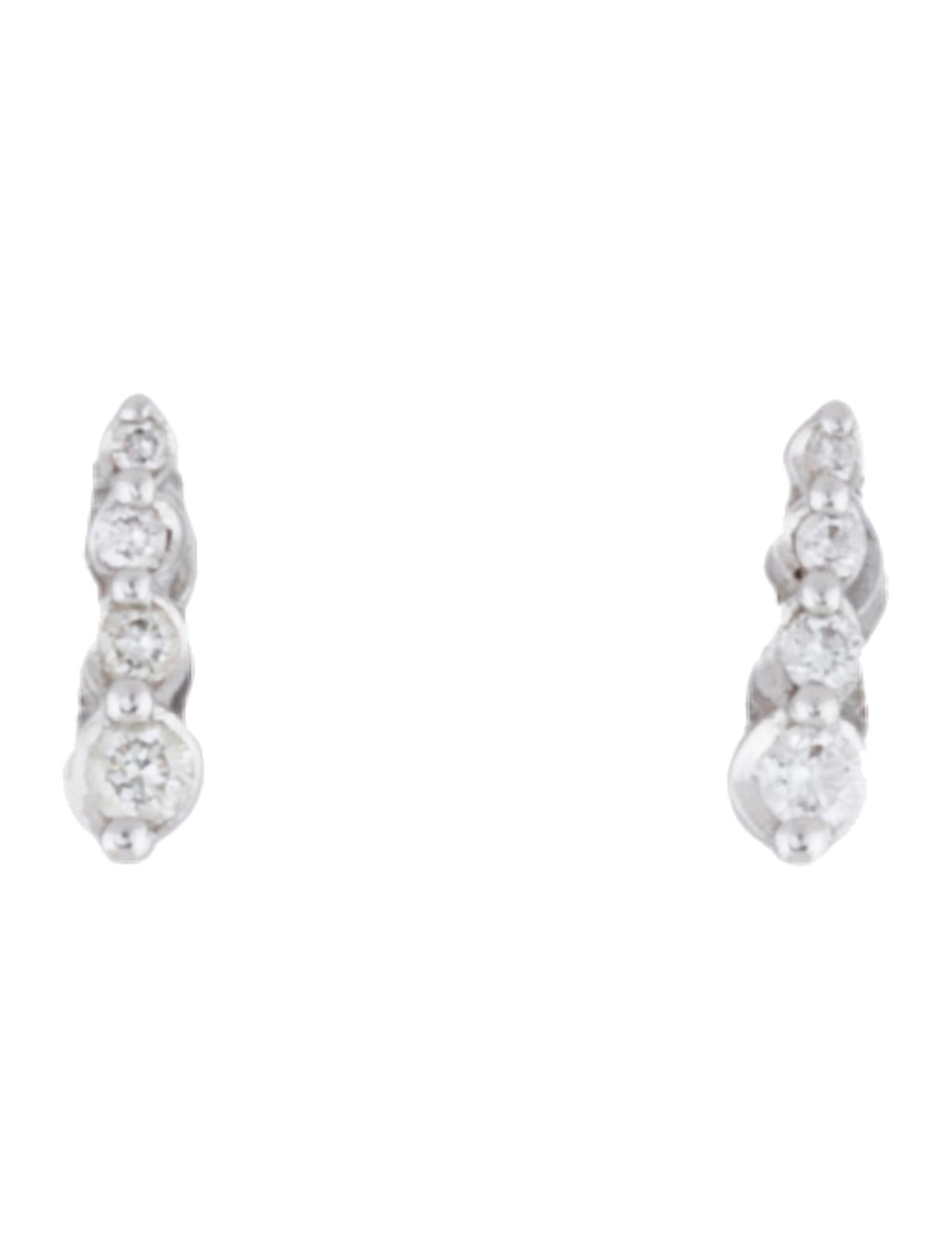 Dana Rebecca Designs 14K Diamond Gradient Stud Earrings