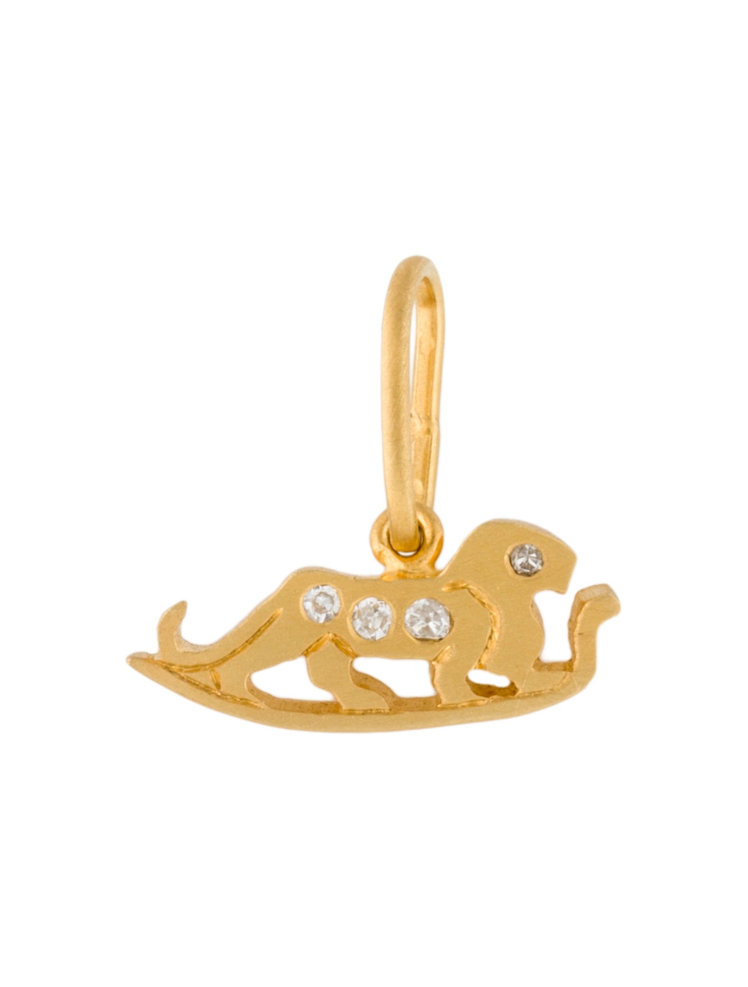 Darius 18K Diamond Leo Zodiac Pendant