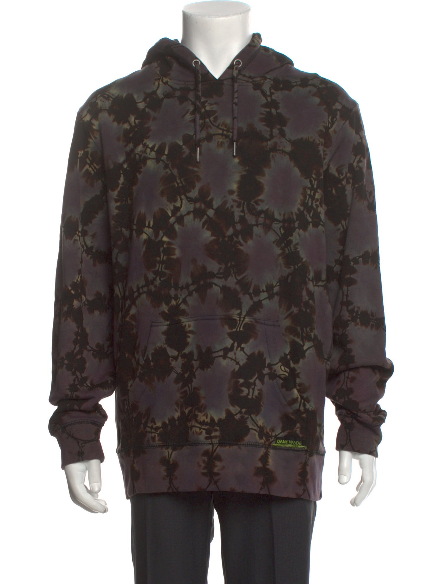 Danes Tie-Dye Print Crew Neck Hoodie