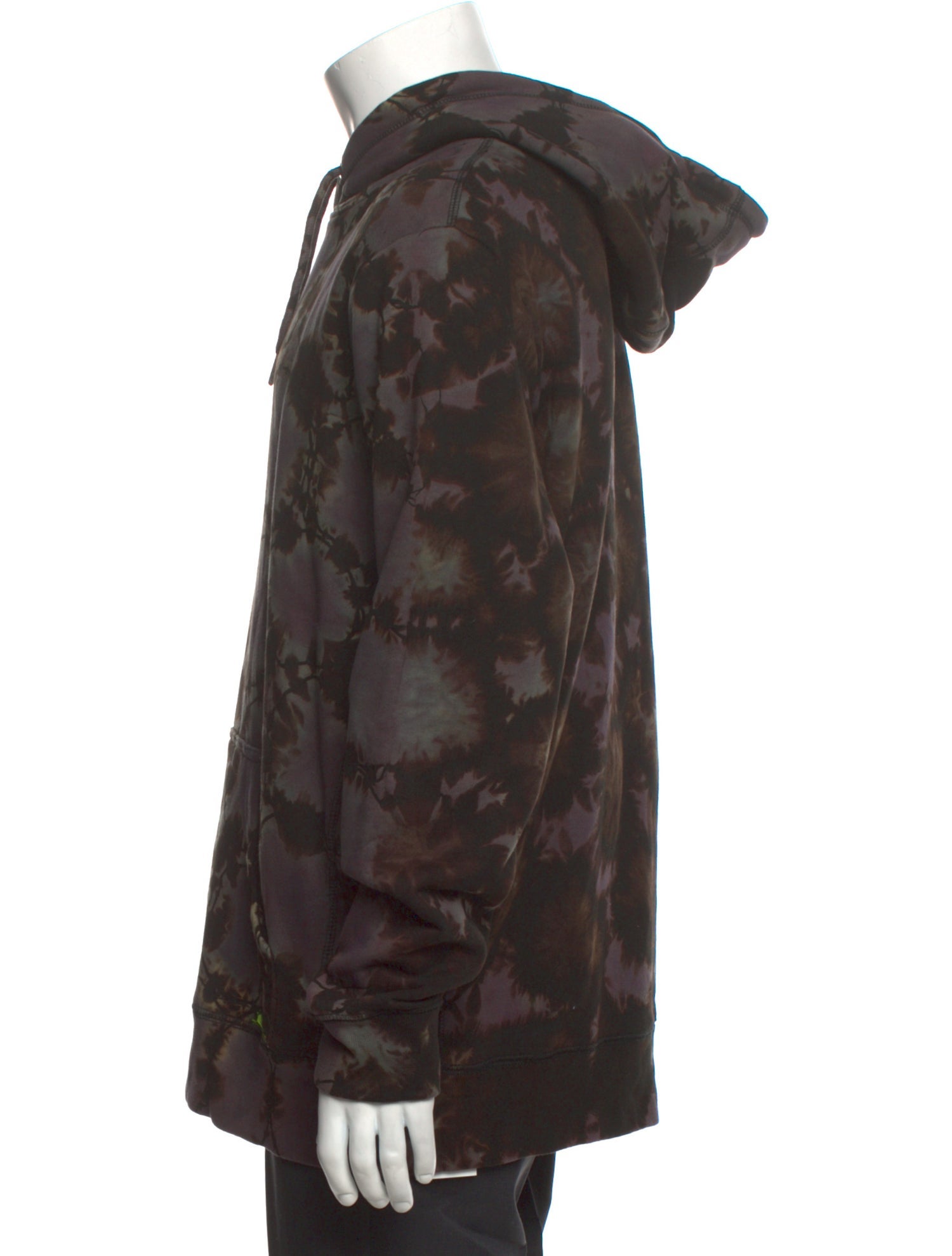 Danes Tie-Dye Print Crew Neck Hoodie