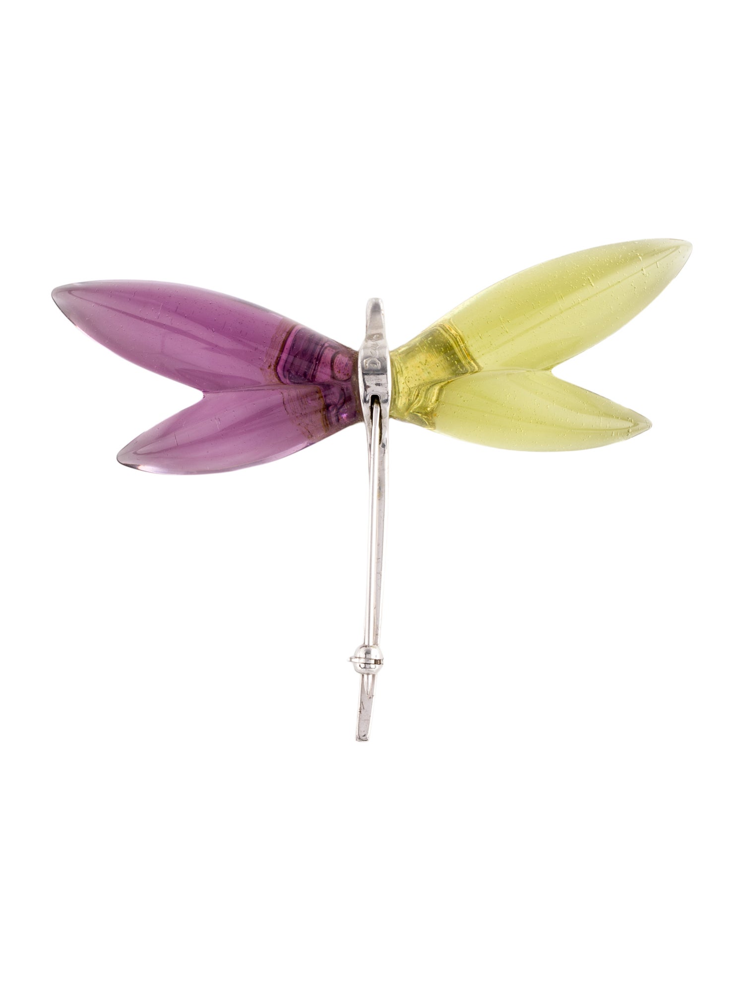 Daum Crystal Butterfly Pin Brooch