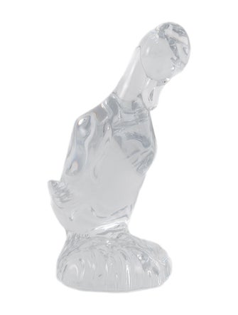 Daum Crystal Duck Figurine