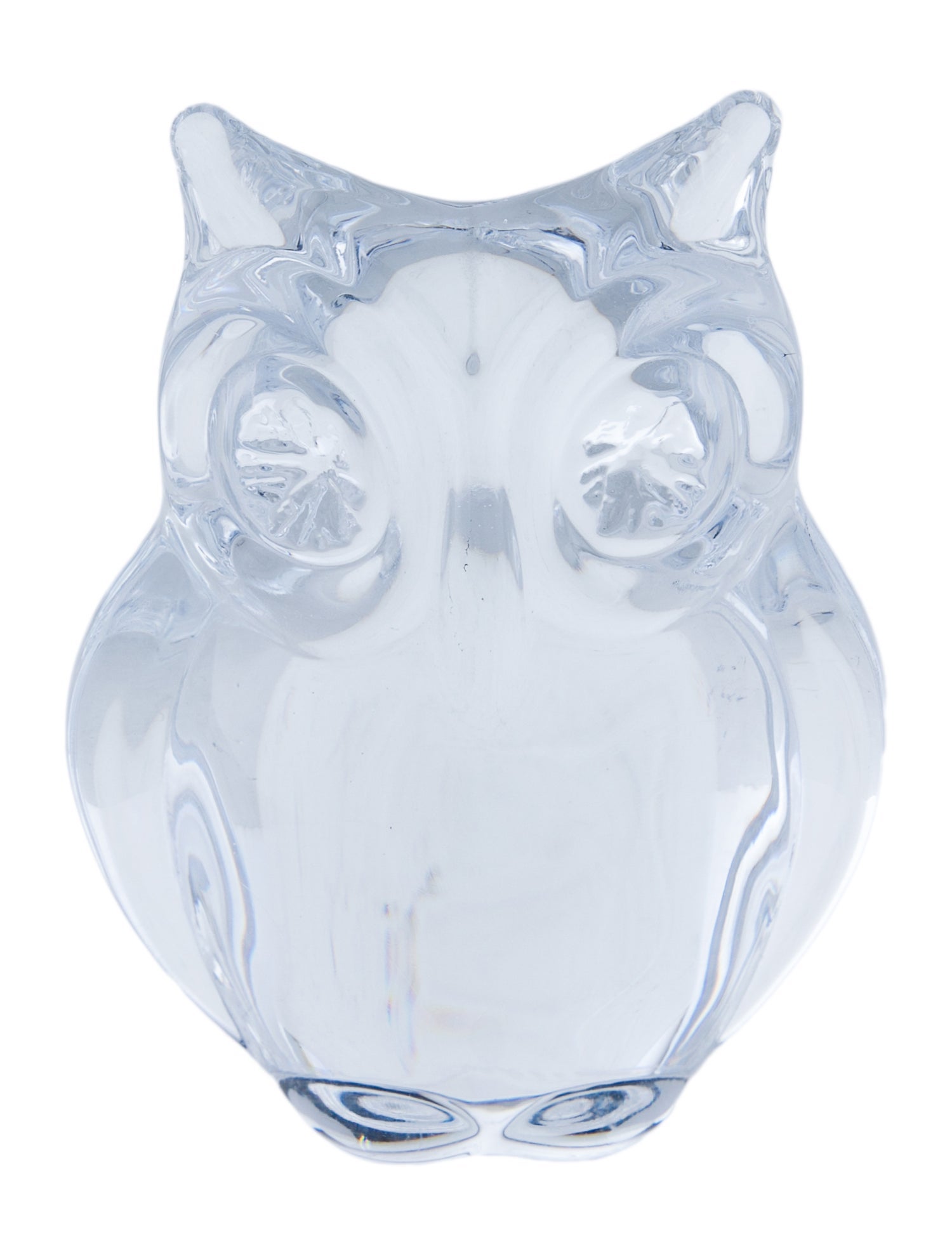 Daum Crystal Owl Figurine