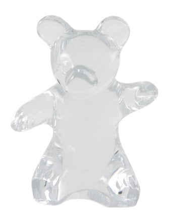 Daum Pair Of Crystal Animal Figurines